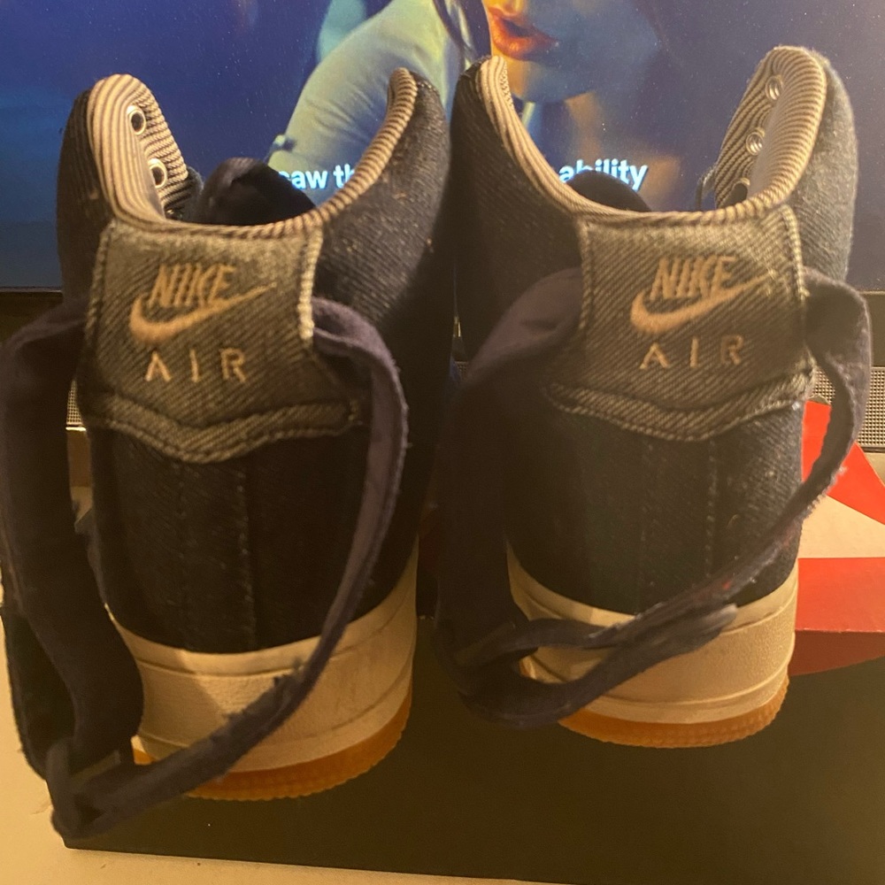 Blue Jean Nike air size 8.5 shoes